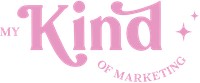 My Kind of Marketing Pink Brand Logo